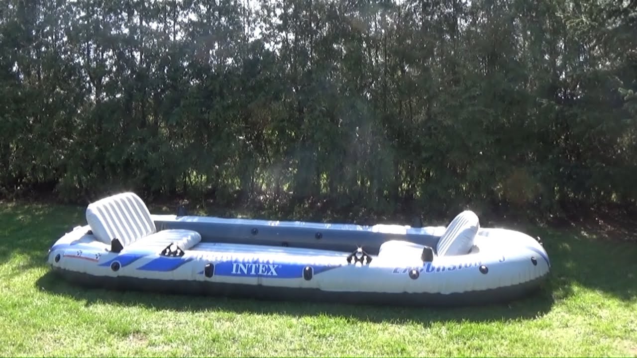 Mein Schlauchboot zum Angeln und zum Übernachten